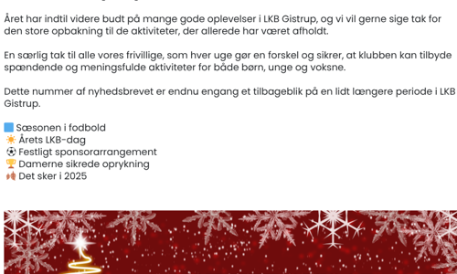 Nyhedsbrev Efterår 2025