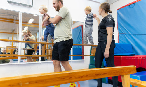Gymnastik, leg og bevægelse for drenge 3-4 år